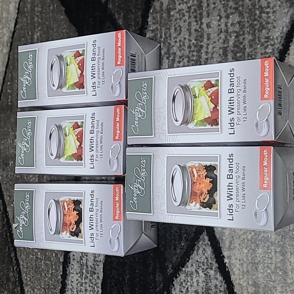 COUNTRY CLASSICS REGULAR MOUTH LIDS WITH BANDS BUNDLE PRICE FIRM